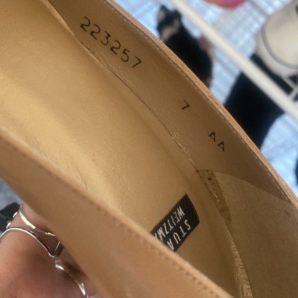 STUART WEITZMAN | Nude Pump Pointed Toe Heels - Picture 7 of 7